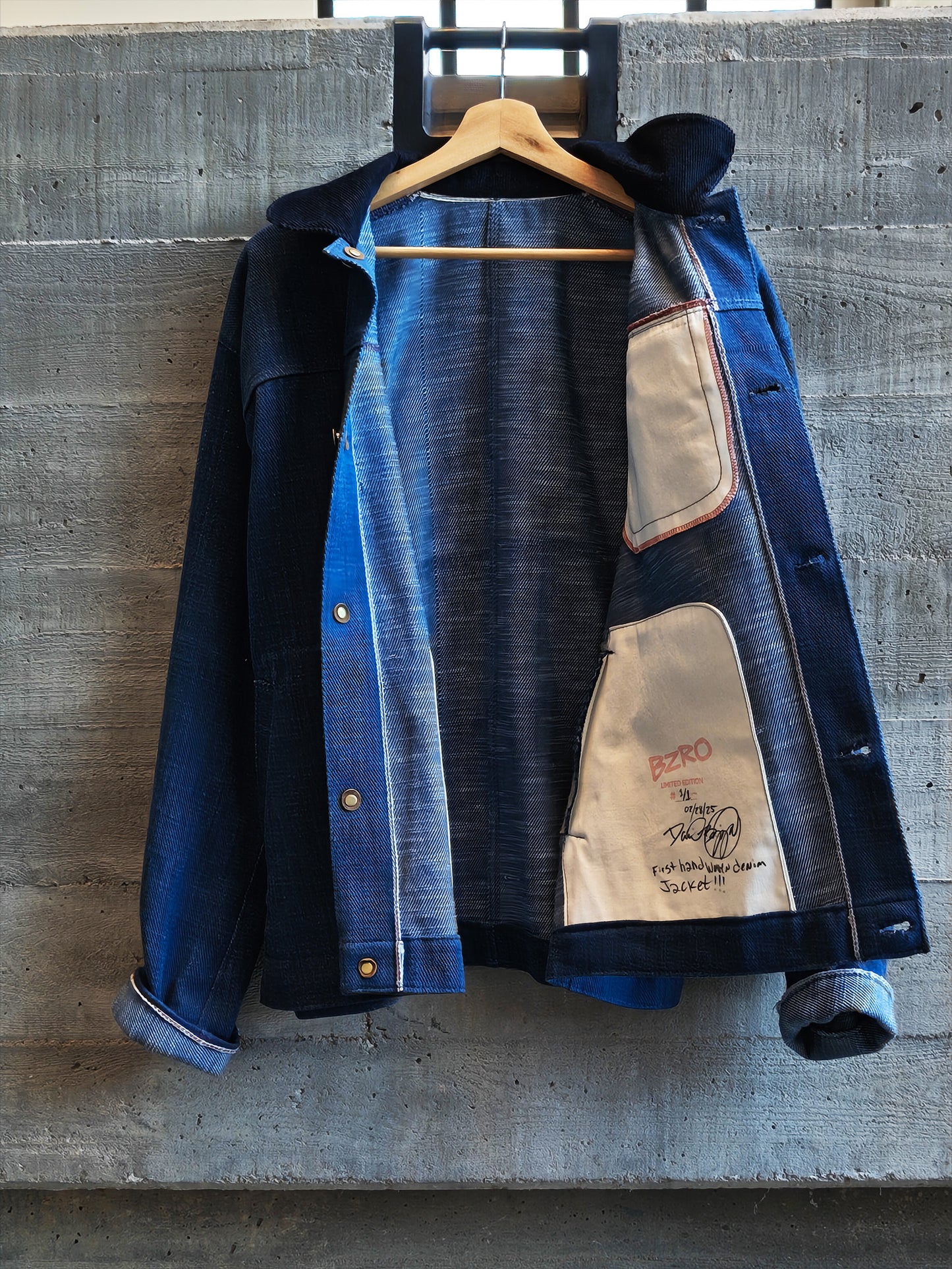 Bespoke Handwoven Denim Work/Wear Jacket